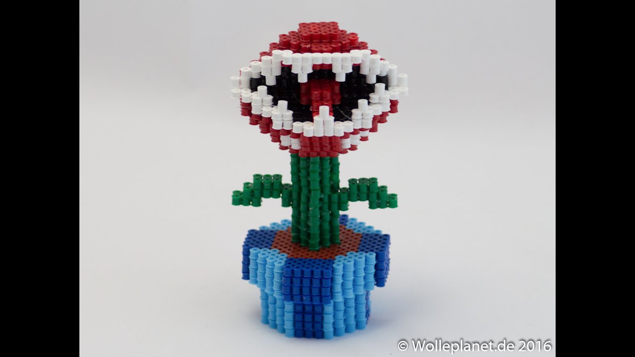 Perler Bead 3d Supermario Blume Youtube