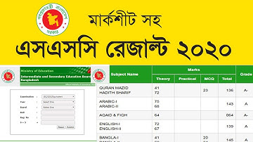 SSC/Dakhil রেজাল্ট দেখুন সবার আগে । মার্কশিট সহ । Dakhil/SSC exam result with full number marksheet