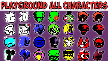 FNF Character Test | Gameplay VS My Playground | ALL Characters Test