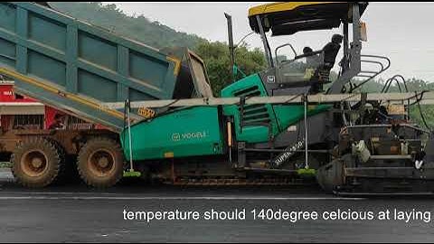 Bituminous road construction/paver with sensor/dense bituminous macadam /surface cource