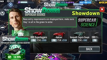 CSR2 Aston Martin Showdown Supercar Science | Top 6 Fastest Cars with Times info! ⚡ | Prize car !