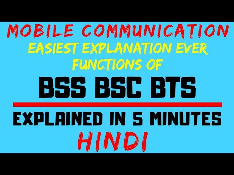 BSS Base Station SubSystem It&rsquo;s Components BSC and BTS and there Functionality Explained in Hindi