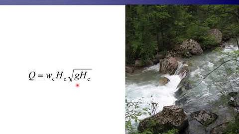 Physical Hydrology Lecture 11: Surface water