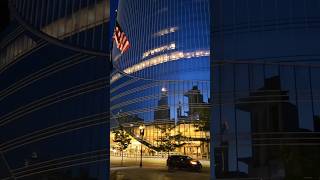 🇺🇸 Night in Boston: The Moon & a Mirrored Cityscape (Must-See!)