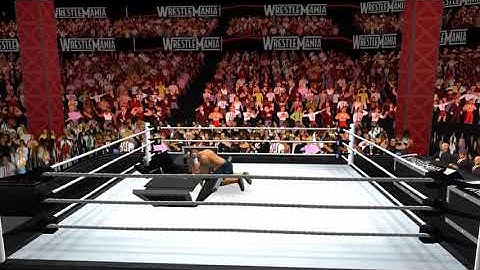 Wr3d by hhh fighting Brock lesner on the hardest level