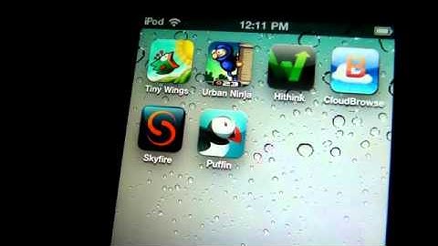 Puffin Browser Plays FLASH files on iPhone & iPod Touch & iPad
