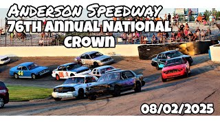 Anderson Speedway | 76 annual National Crown | Ford Figure 8 | 08/02/2025 