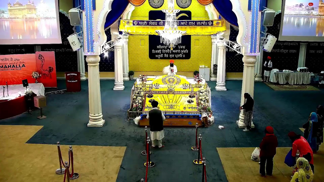 Sikh Gurdwara Sahib Sn Jose Live Sunday Diwan March 23, 2025