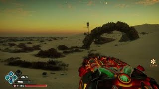 RAGE2- Huge Sandworm gets decimated by B.F.G. 9,000