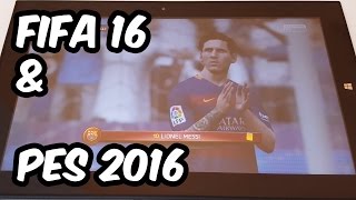 Teclast X2 Pro FIFA 16 & PES 2016 Gameplay FPS Test screenshot 3