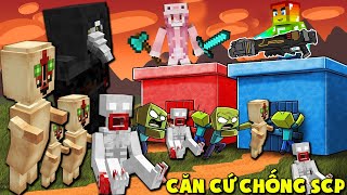 MINI GAME : XÂY CĂN CỨ CHỐNG QUÁI VẬT SCP VIP ** NOOB CÙNG EM GÁI HANI XÂY CĂN CỨ CHỐNG SCP VIP NHẤT