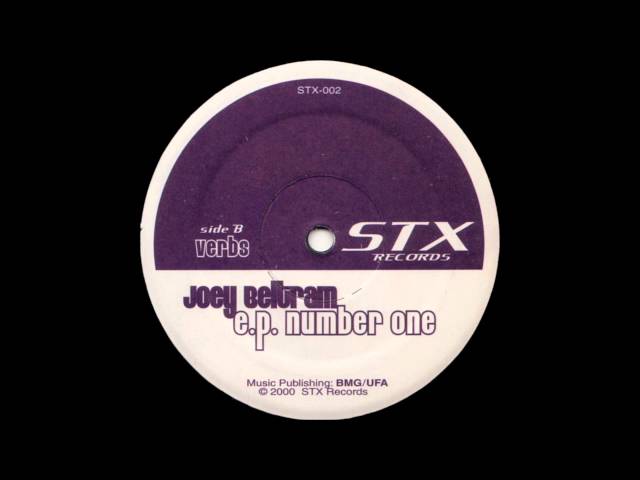 Joey Beltram -- E.P. Number One-Verbs - YouTube