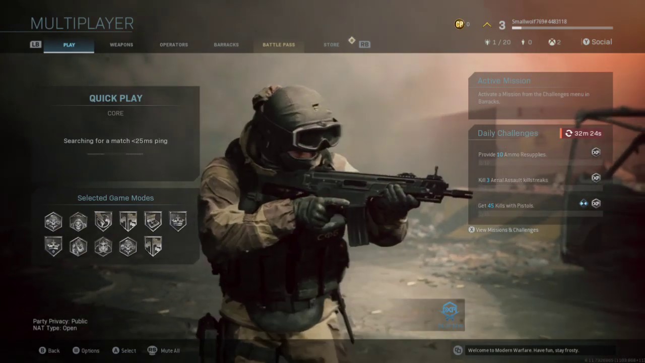 Call Of Duty Modern Warfare (lag at the end) YouTube