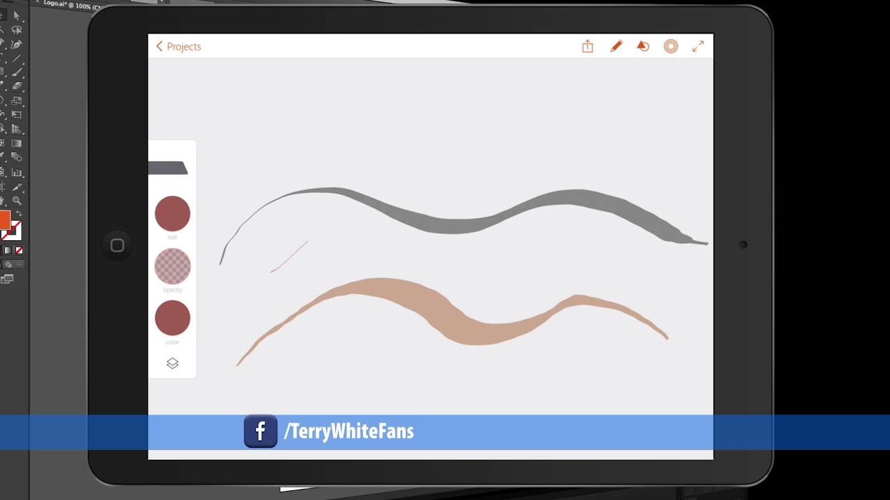 How To Go From Adobe Draw On Ipad To Adobe Illustrator Cc Youtube