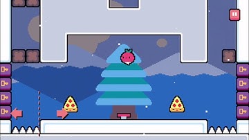 Dadish. World 3 - Monto Mountain. Level 23. Walkthrough with Stars.