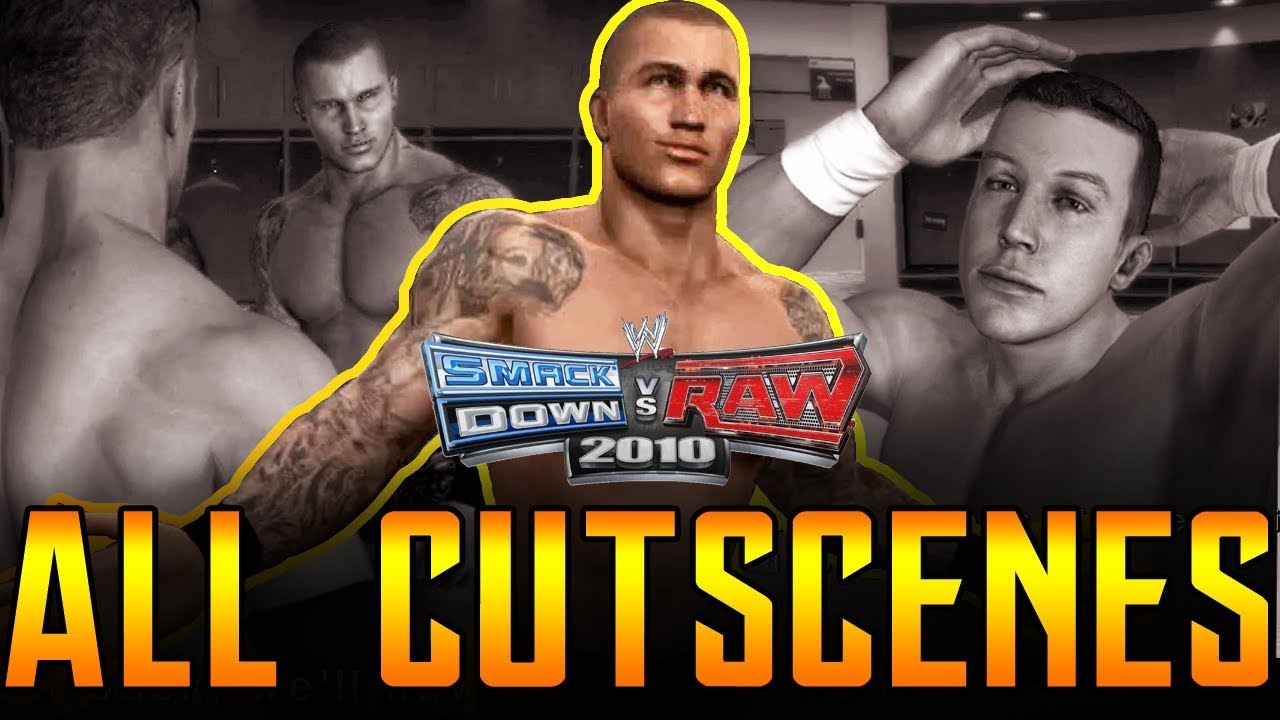 WWE Smackdown Vs Raw 2010 - ALL CUT SCENES - Road To Wrestlemania (Randy Orton)