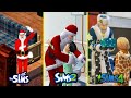 The Sims 1 vs The Sims 2 vs The Sims 4 - SANTA CLAUS