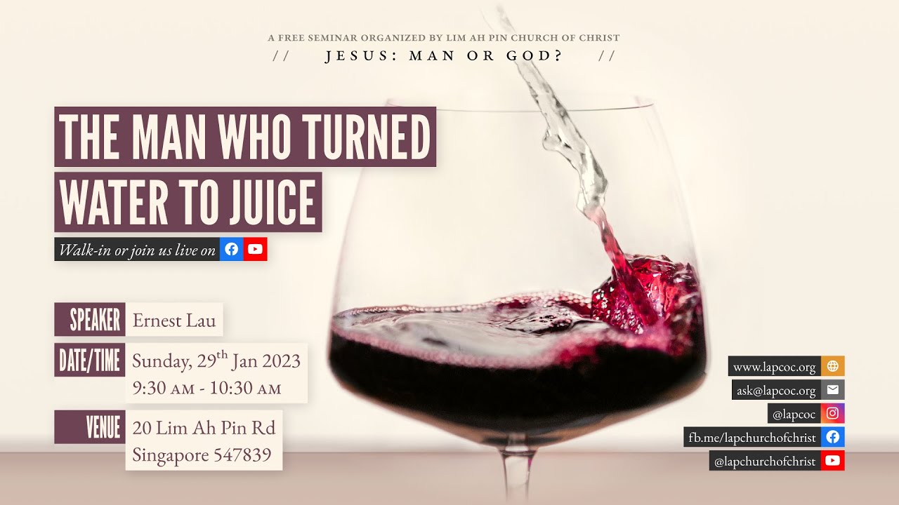 The Man Who Turned Water Into Juice