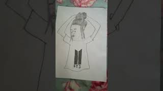 Arkadaşlar Bts Kız Çizimi Nasıl Olmuş Yorumlara Yazın