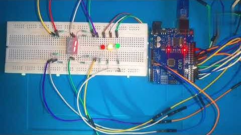 “Arduino Traffic Light System with Countdown 7-Segment Display”@Tvesha Skill