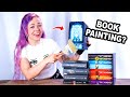 I painted on all my favorite books...