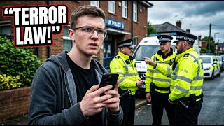 UK Cop Stops Auditor Under Terror Law — Then the “Get Some Glasses” Remark Backfires!