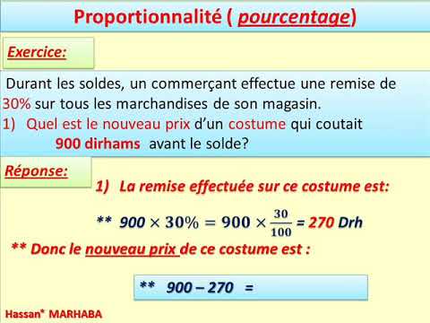 Calculer un pourcentage d