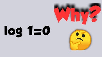 Log 1=0 ? | why Log 1=0 | easy EXPLANATION by edulover
