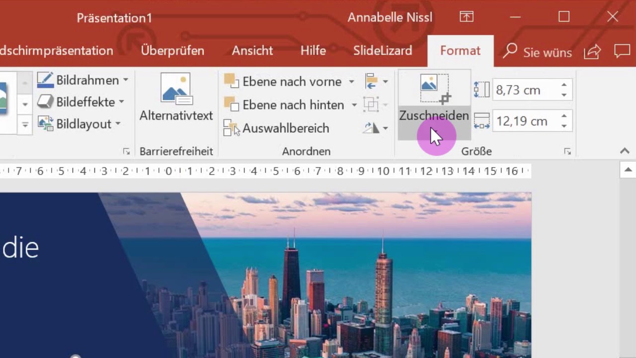 Powerpoint Bild Schrag Oder Als Kreis Zuschneiden Slidelizard