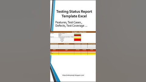 Test Status Report in Software Testing-Testing Status Report Template Excel-Test Status Report-Jira