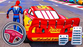 Spider Superhero Car Stunts: Racing Car Games Super Hero Megan Ramp Extreme Stunts Android Gameplay