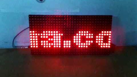 Điều khiển từ xa hiển thị trên LED MATRIX P10, bluetooth HC-06 và Arduino - www.codientuvina.com