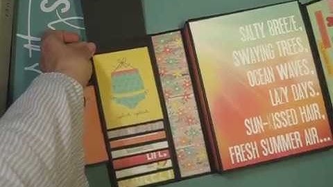 Gatefold Folio - Simple Stories "Good Vibes"