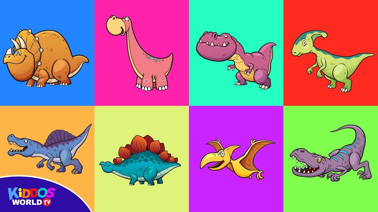 vloeiend dichters Hamburger Dinosaurs Puzzle for Kids - Dinosaur Name and Sounds for Kids - YouTube