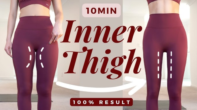 10min Easy Slim Thighs workout (Toned Inner & Outer Thighs) Burn Hips Fat  100% RESULT 