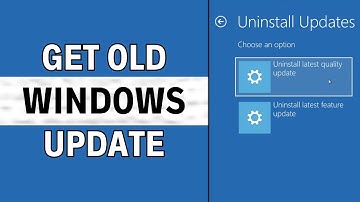 Hoe u een oude Windows Update-versie kunt terugdraaien en herstellen (zelfstudie 2025)