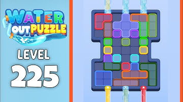 Water Out Puzzle level 225 solution 