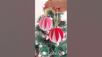 DIY Christmas tree decoration 🎄