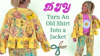 DIY You Can Create A Beautiful Jacket From Items You Already Have!