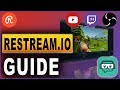 Restreamio guide streamen auf twitch  youtube parallel