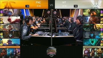 FNC vs VIT Highlights - FNATIC vs VITALITY - EU LCS Week 8 - SPRING 2016