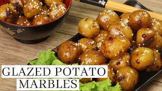 How To Cook Glazed Potato Marble Recipe ( Samgyupsal Side Dish )