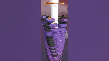 🔴🟡🟢 Stack ball game play |  Part - 4 | #shorts #stackball  @stackball