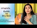 How to Treat Dry Sensitive Skin | Best Dry Skincare Products for Glowing Skin  #indianskincare