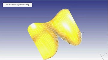 pythonOCC surfacic triangle mesh