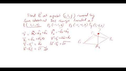 18EC55- EMW-Electric Field Intensity( System of Charges, Continuous Volume charge Distribution)