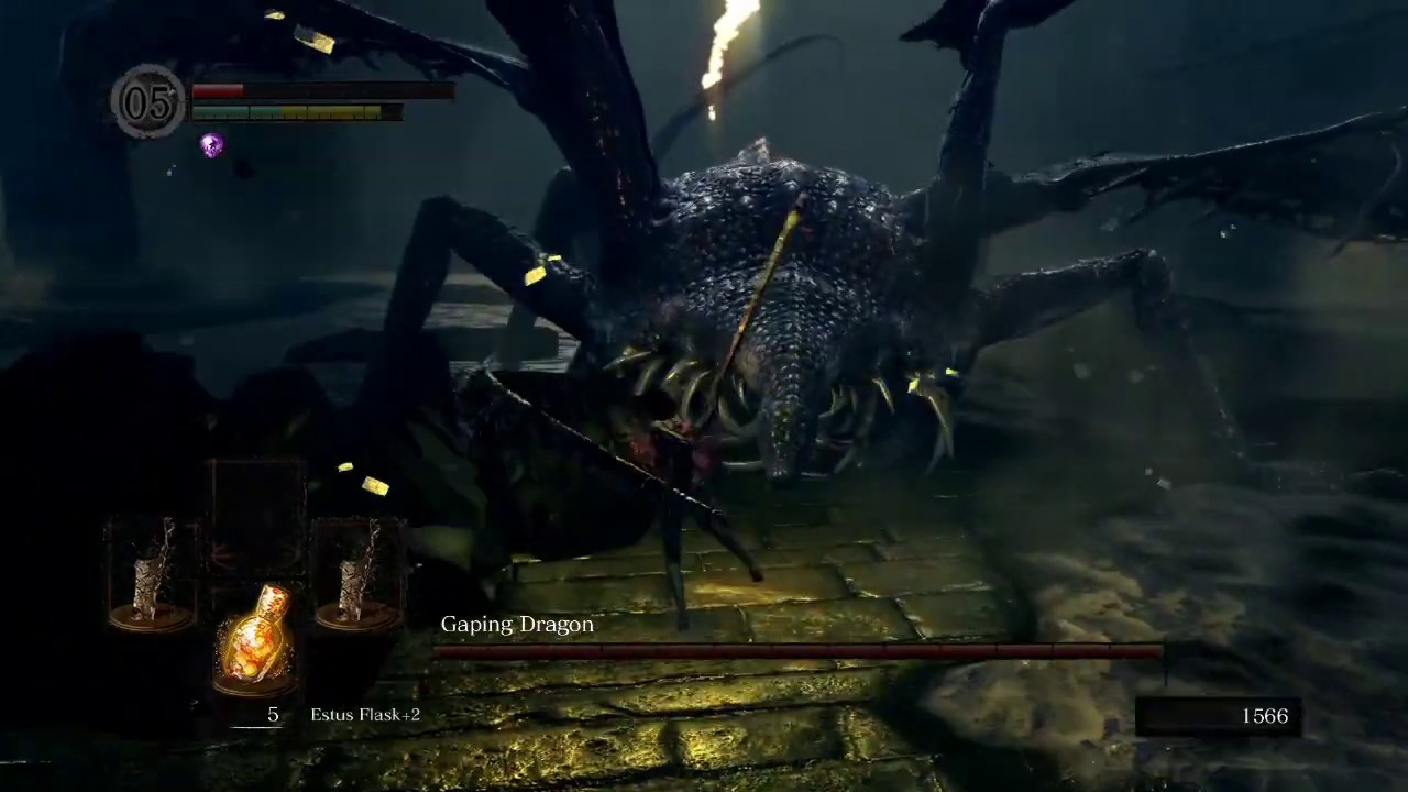 Dark Souls Boss Weapon Run 6 Gaping Dragon Demon Great Machetes YouTube