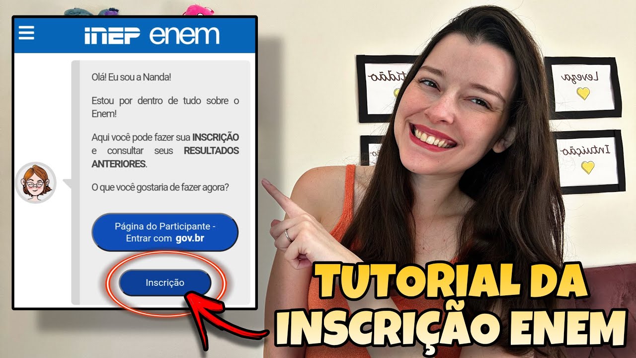 PASSO A PASSO PARA SE INSCREVER NO ENEM 2024 | Como Fazer a Inscrição ...