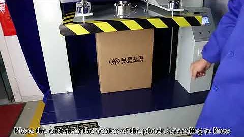 PNSHAR Box compression tester, BCT, Box compression strength tester, carton compression tester