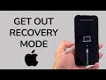 How To Get iPhone Out Of Recovery Mode Without Computer